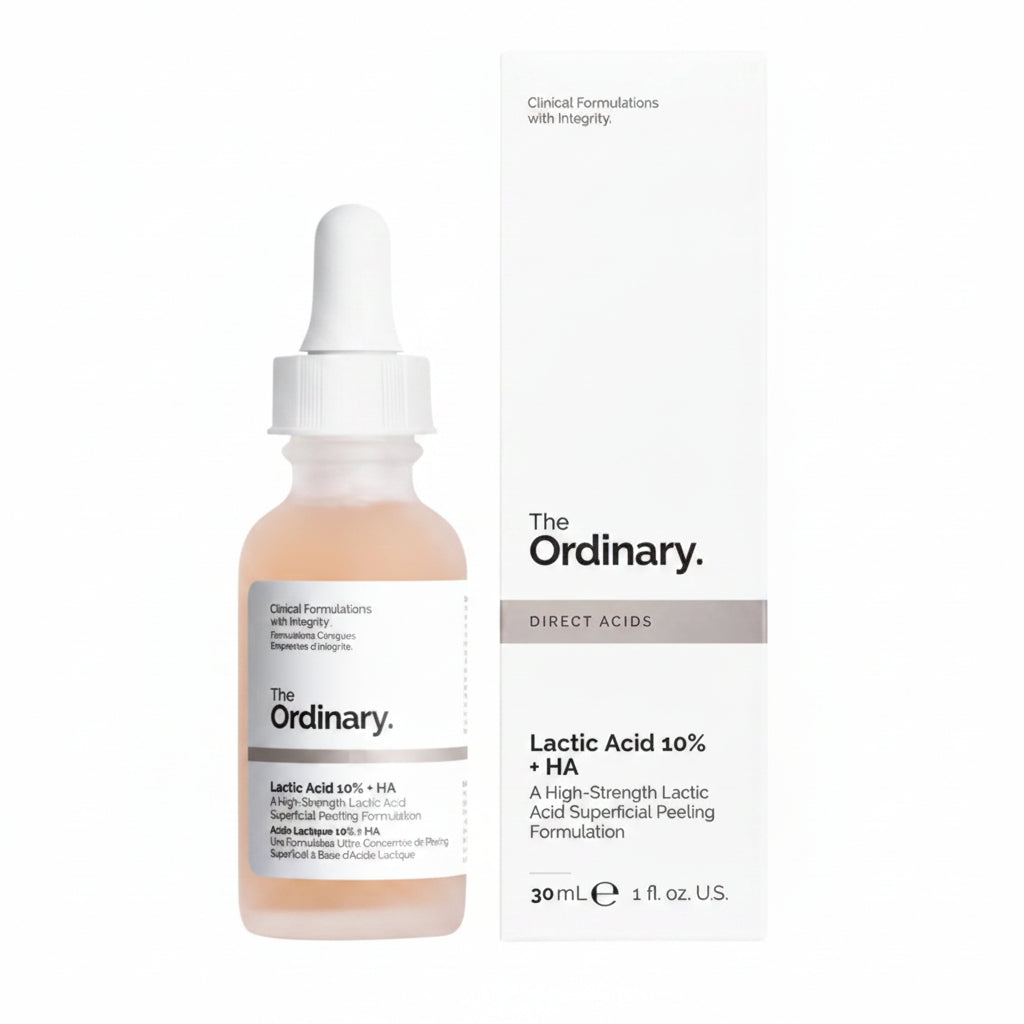 Lactic Acid Serum 10%, AHA Exfoliating Serum, Brightening Serum Pakistan, Smooth Skin Serum, The Ordinary Pakistan, Face Exfoliant, Dark Spot Treatment, Skincare Serum 30ml, Glow Skin Product - Makeup Stash Pakistan