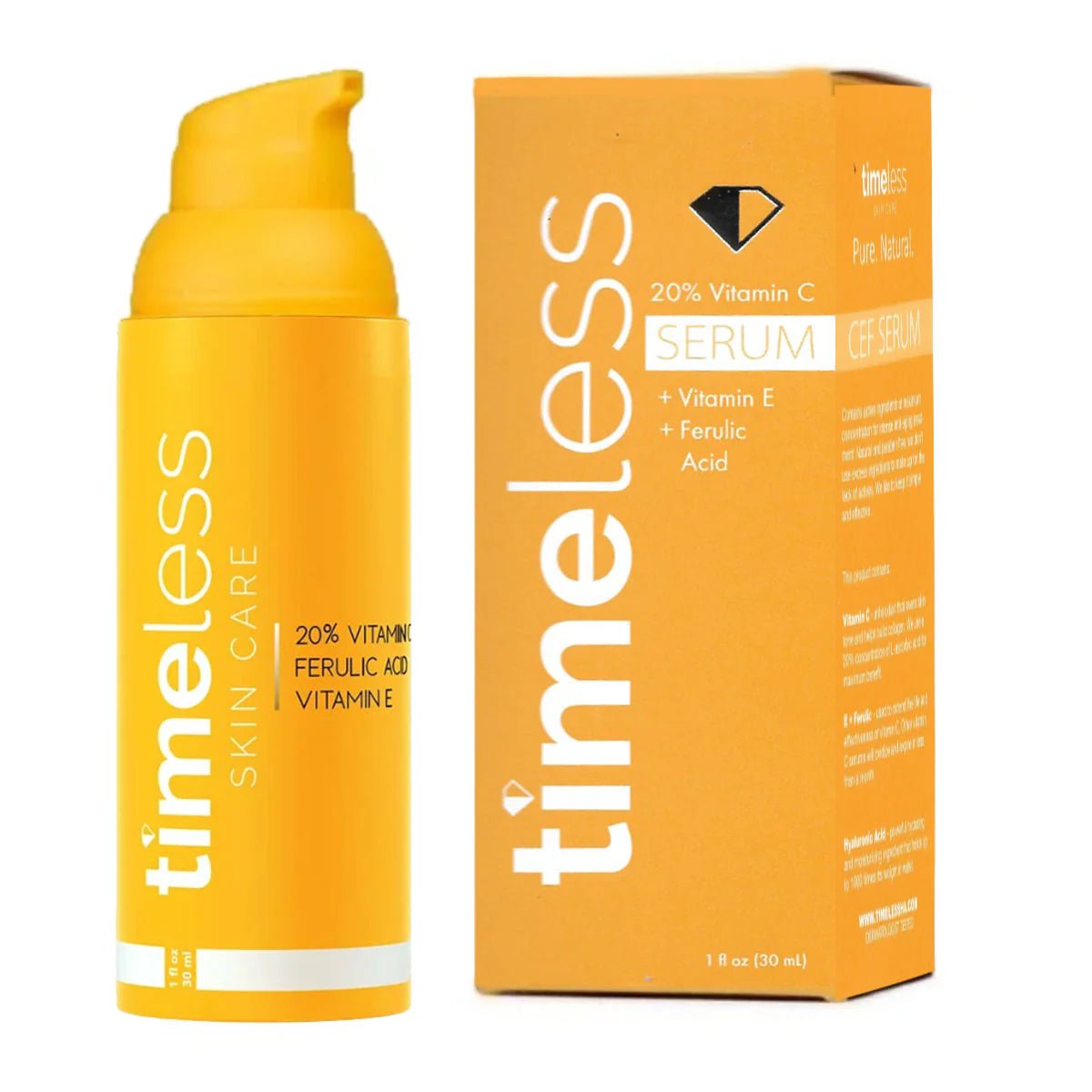 Timeless 20% VItamin C Serum with Vitamin E & Ferulic Acid - Makeup Stash Pakistan