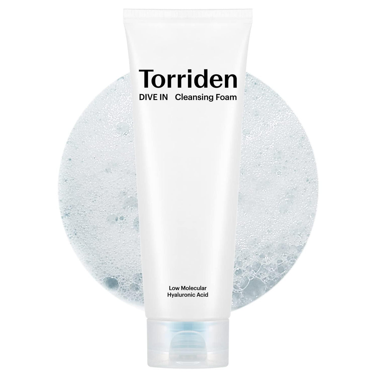 Torriden,Foam Cleanser, Hyaluronic Acid Cleanser, Korean Face Wash, Hydrating Cleanser, Gentle Face Wash, Torriden DIVE IN Cleanser, Low Molecular Hyaluronic Acid, Korean Skincare - Makeupstashpk