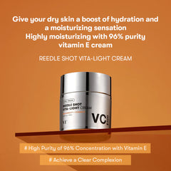 VT Vita Light Cream, Reedle Shot Cream, Korean Brightening Cream, Glow Moisturizer, Korean Skincare Pakistan, Vitamin Face Cream, Hydrating Glow Cream, VT Cosmetics Pakistan, Brightening Moisturizer, Niacinamide Cream, Korean Beauty Products,Makeupstashpk