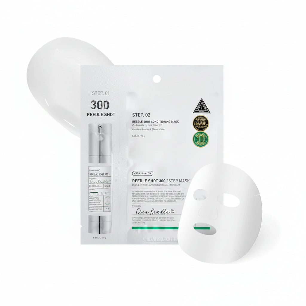 VT Reedle Shot Mask, VT 2 Step Mask Set, Korean Sheet Mask, Glow Boost Mask, Skin Refining Mask, Reedle Shot 300 Mask, Korean Skincare Pakistan, Hydrating Face Mask,Makeupstashpk