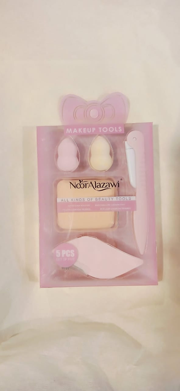 Noor Alazawi Makeup Tools All Kinds Of Beauty Tools 5Pcs Set