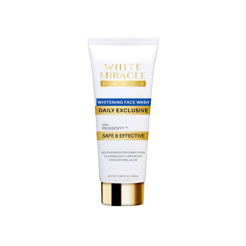 White Miracle Whetening Face Wash - Makeup Stash Pakistan