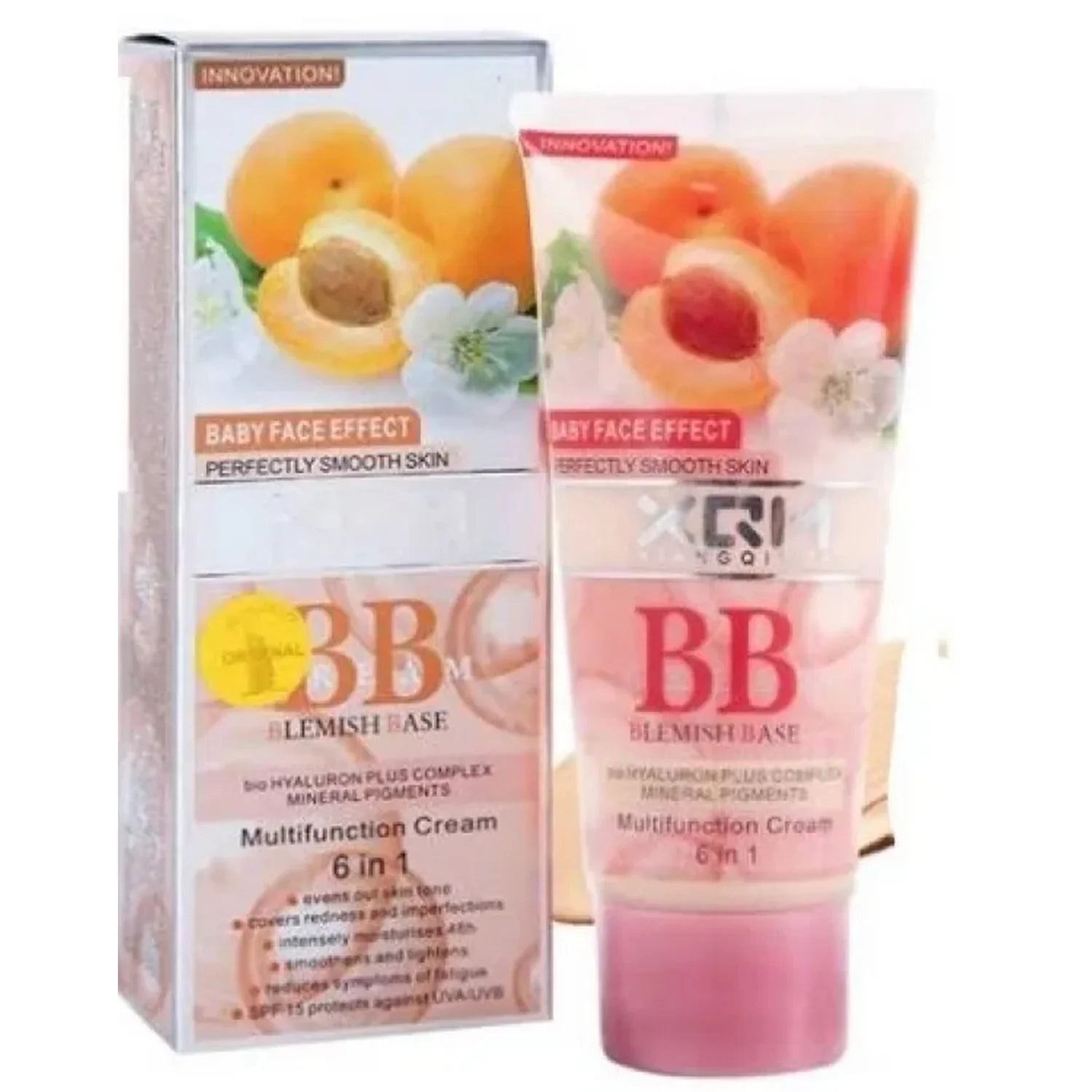 XQM BB -  Blemish Base 6 In 1 Multifunction Cream Baby Face Foundation - 65 ml - Makeup Stash Pakistan