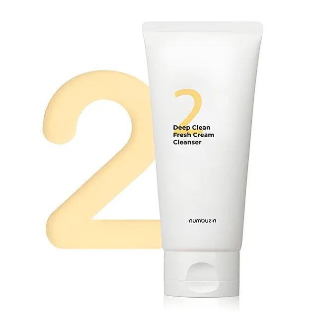 Numbuzin - No.2 Deep Clean Fresh Cream Cleanser 120ml - Makeup Stash Pakistan
