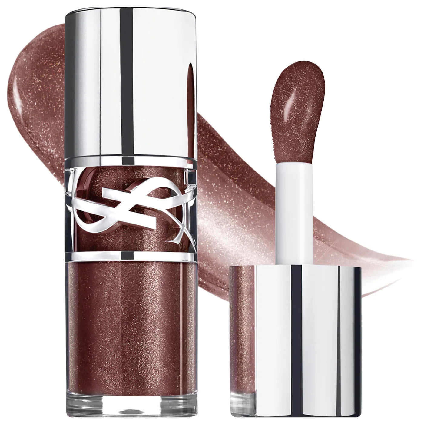 YSL loveshine gloss 06, espresso stardust lip gloss, ysl lip oil gloss, plumping lip gloss luxury, hydrating lip oil ysl, high shine lip gloss, non sticky lip gloss,Makeupstashpk