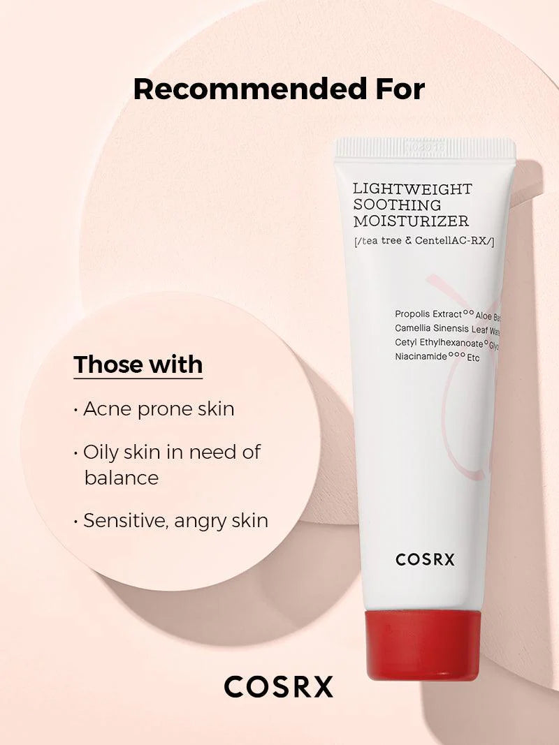 Cosrx - AC Collection Lightweight Soothing Moisturizer 80ml - Makeup Stash Pakistan