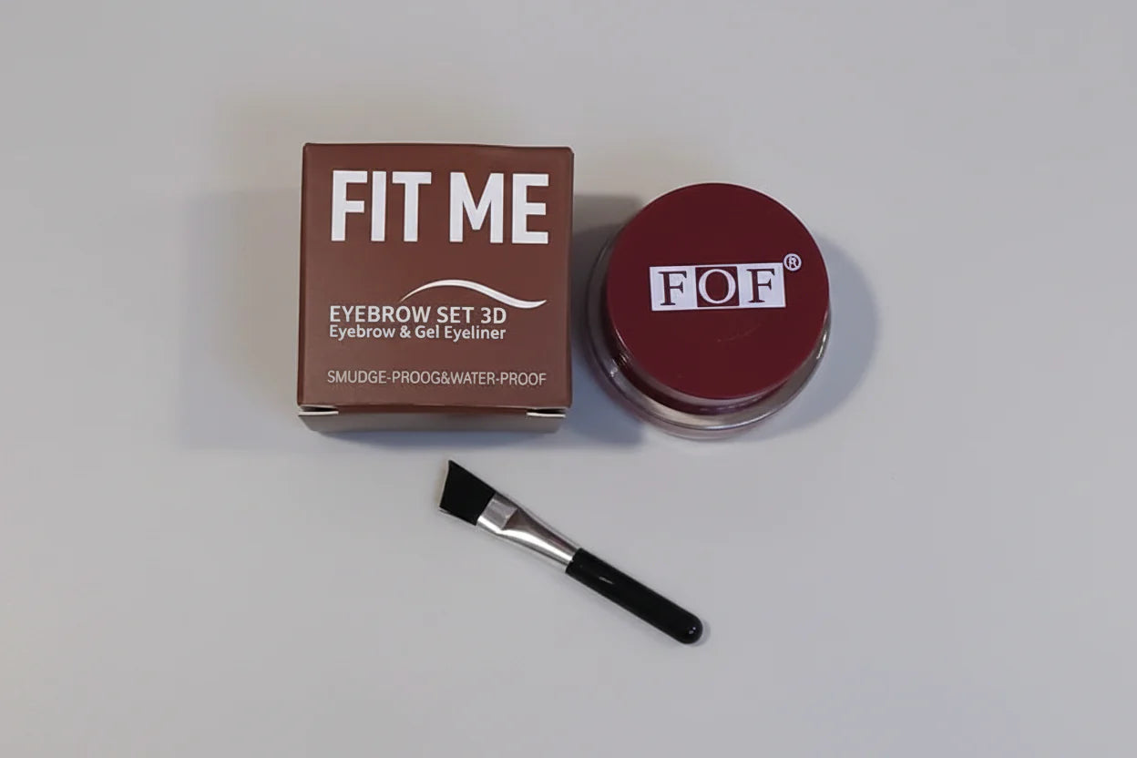 12 Shades , Perfect Brows & Eyes , 3d eyebrow  , gel eyeliner ,Makeupstashpk