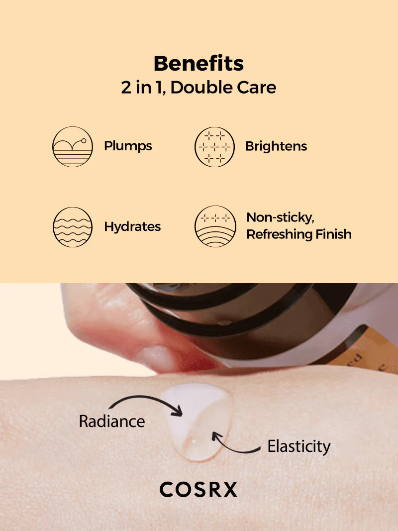 COSRX Advanced Snail Radiance Dual Essence 80ml – Brightening & Repairing Snail Mucin Serum