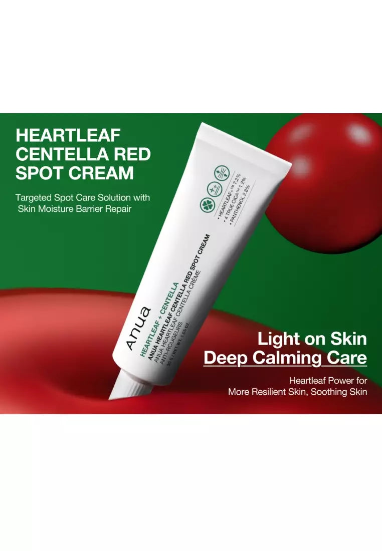 Anua - Heartleaf Centella Red Spot Cream 30ml - Makeup Stash Paksitan