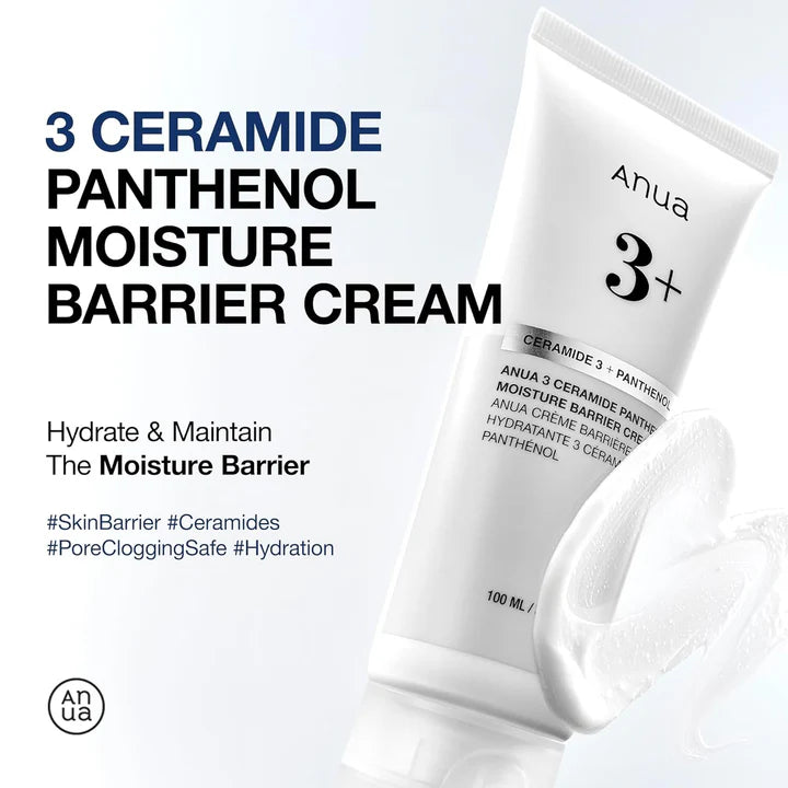 Anua - 3 Ceramide Panthenol Moisture Barrier Cream 100ml - Makeup Stash Pakistan
