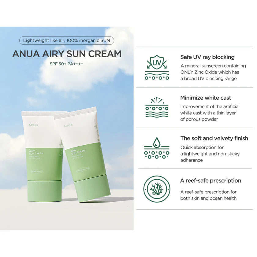 Sun Cream ,Lightweight,  SPF Sunscreen , Daily UV Protection , Hydrated Skin - Makeup Stash Pakistan