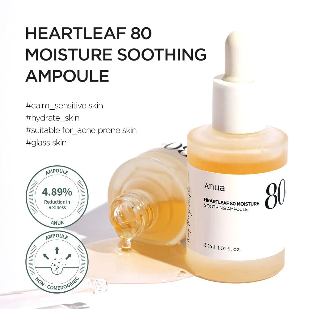 Calming Serum , Lightweight  , Facial Ampoule , Fragrance-Free , Hydrating ,
Soothing , Makeupstashpk1
