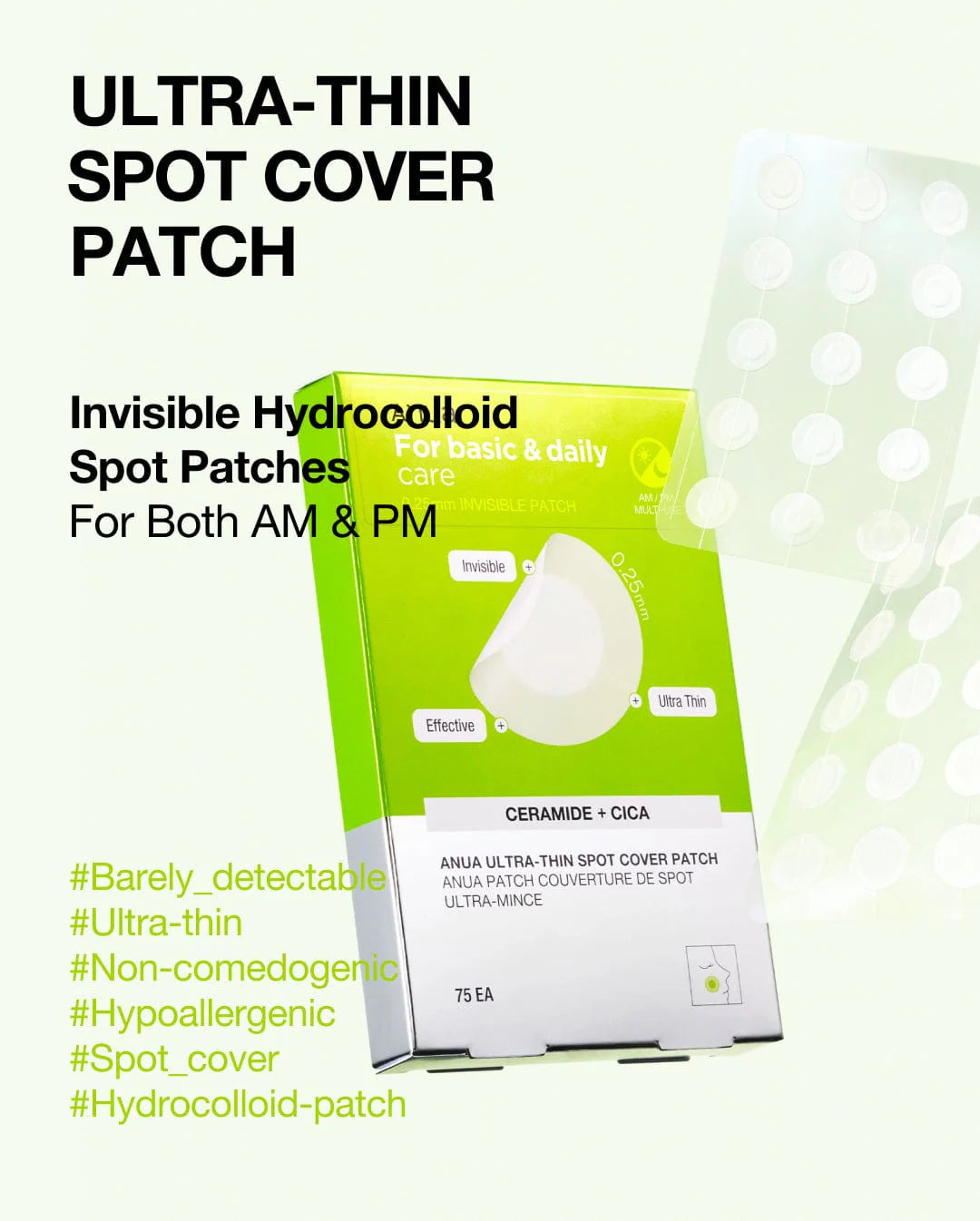 Anua Ultra Thin Spot Cover Patch (75ea)