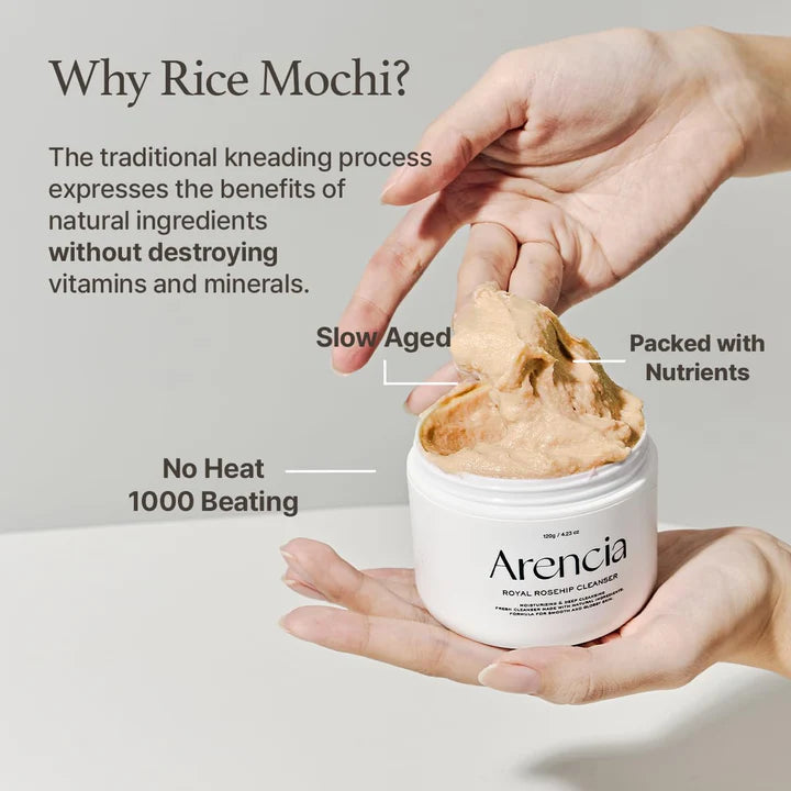 Arencia Calendula Rice Mochi Cleanser 120g – Nourishing & Soothing Face Cleanser