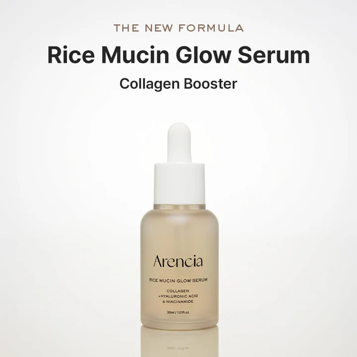 Arencia - Rice Mucin Glow Serum 30ml - Makeup Stash Pakistan