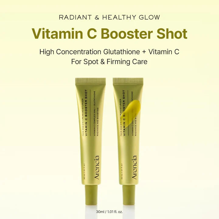 vitamin c serum, arencia serum, brightening serum, korean skincare, glow serum, dark spot serum, vitamin c booster shot, facial serum, skincare for glowing skin, uneven skin tone serum, antioxidant serum, hydrating serum, korean beauty products, skincare serum 30ml, radiant skin serum, acne marks treatment, skincare essentials, daily face serum, lightweight vitamin c serum, brightening skincare - Makeupstashpk