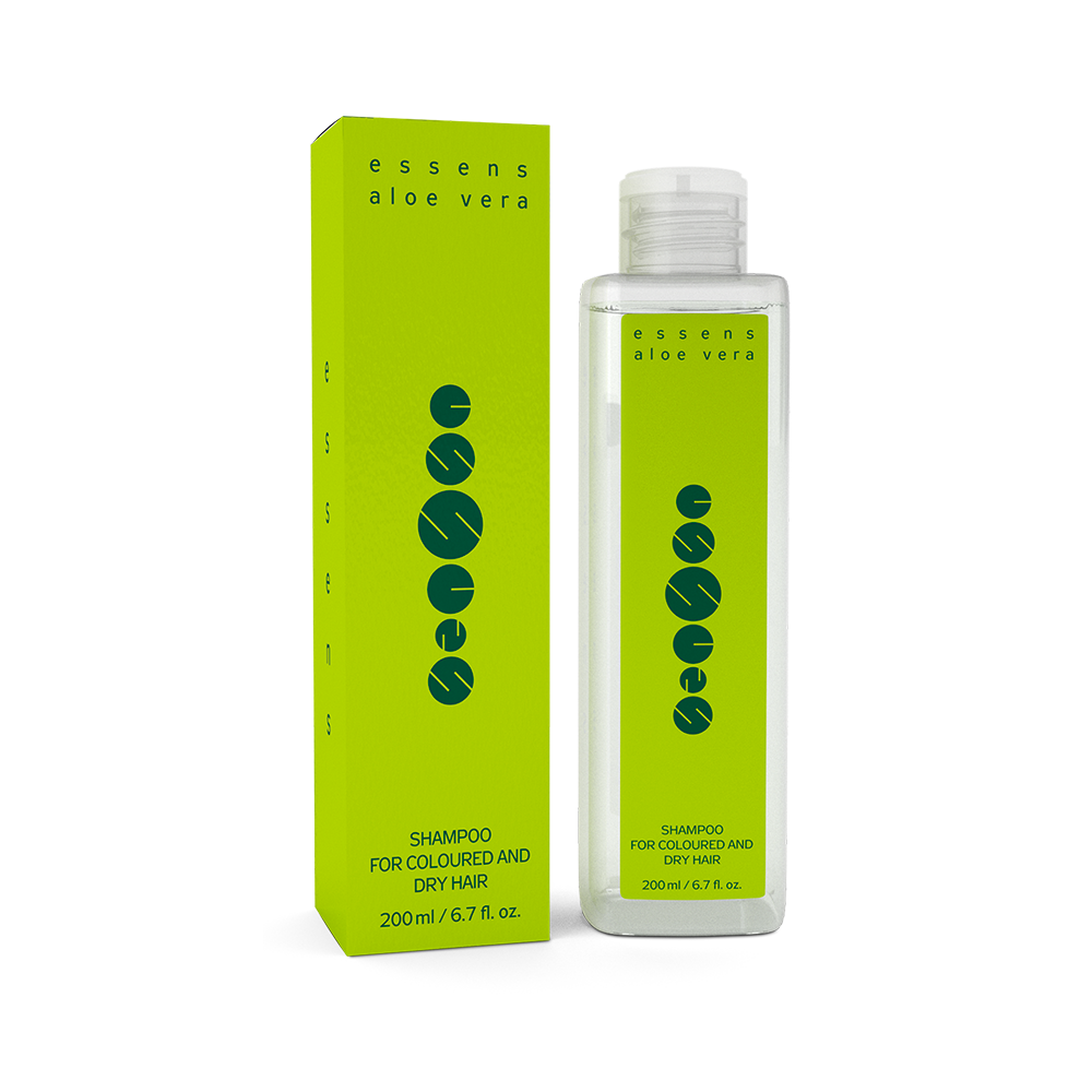 ESSENS Aloe Vera Shampoo for coloured and dry hair 200ml - Makeup Stash Pakistan