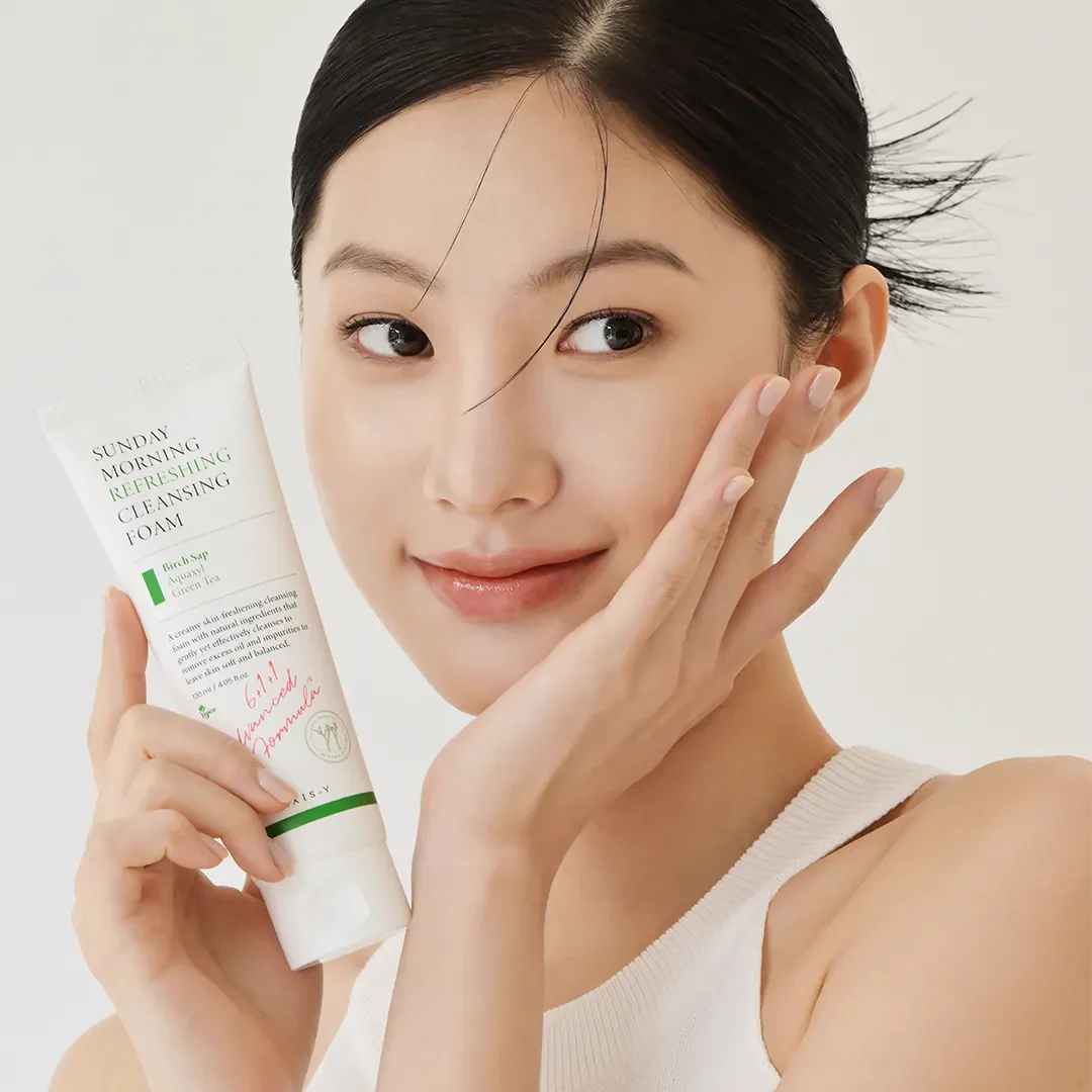 Axis-y cleansing foam, sunday morning cleanser, low ph face wash korea, gentle cleanser sensitive skin, korean face wash acne prone, hydrating cleanser,Makeupstashpk