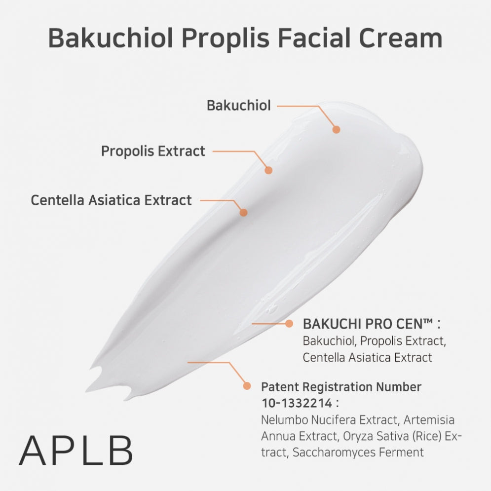 Bakuchiol Moisturizer, Propolis Facial Cream, Anti Aging Cream Sensitive Skin, Retinol Alternative Cream, Korean Skincare Cream, Hydrating Face Cream, Wrinkle Repair Cream, Glow Skin Moisturizer, Gentle Anti Aging Skincare - Makeup Stash Pakistan

