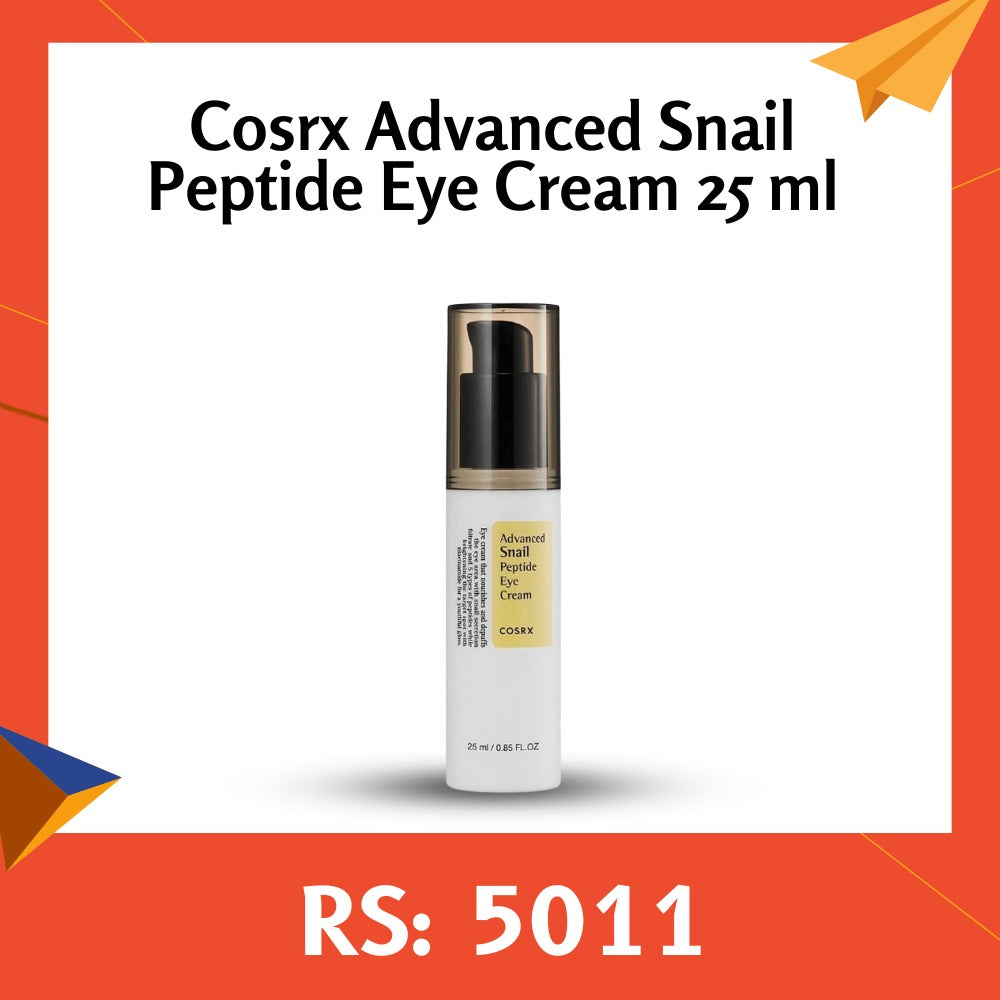 Cosrx - Advanced Snail Peptide Eye Cream 25ml- Makeup Stash Pakistan