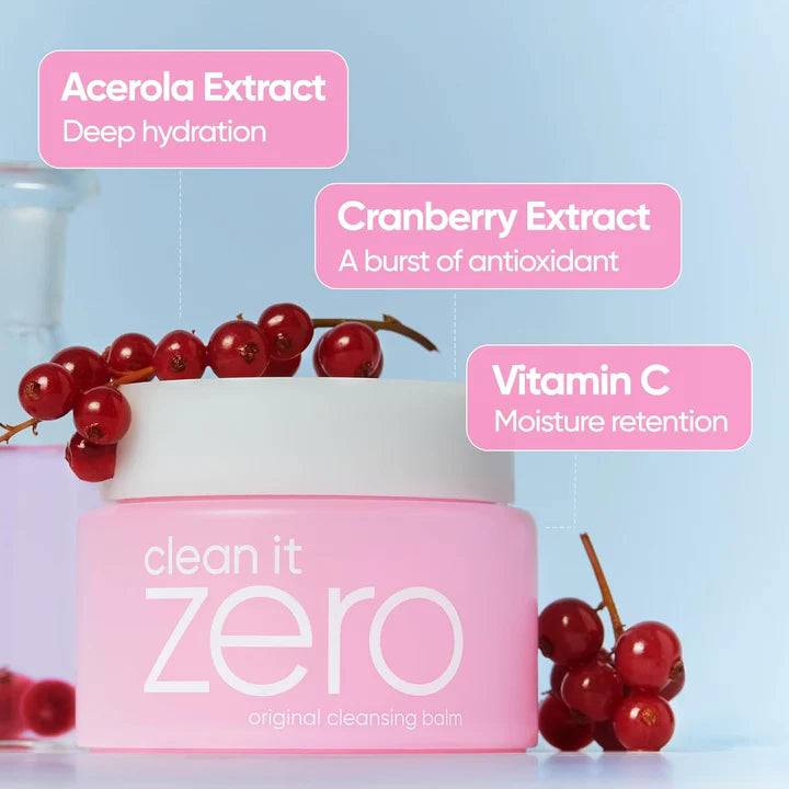 Mini Balm, Clean It Zero Original 7ml, Travel Size Cleansing Balm, Makeup Remover Balm, Korean Skincare Mini, Hydrating Cleanser, Gentle Face Cleanser, Double Cleansing Balm, Waterproof Makeup Remover, Trial Size Cleanser- Makeup Stash Pakistan