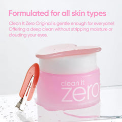 Mini Balm, Clean It Zero Original 7ml, Travel Size Cleansing Balm, Makeup Remover Balm, Korean Skincare Mini, Hydrating Cleanser, Gentle Face Cleanser, Double Cleansing Balm, Waterproof Makeup Remover, Trial Size Cleanser- Makeup Stash Pakistan