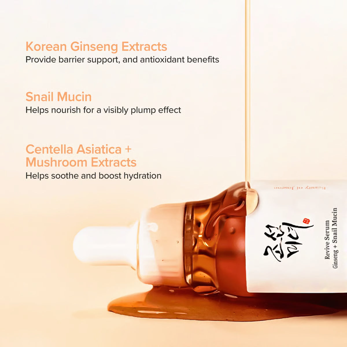 Beauty of Joseon Repair Serum Ginseng + Snail Mucin  30ml - Makeup Stash Pakistan