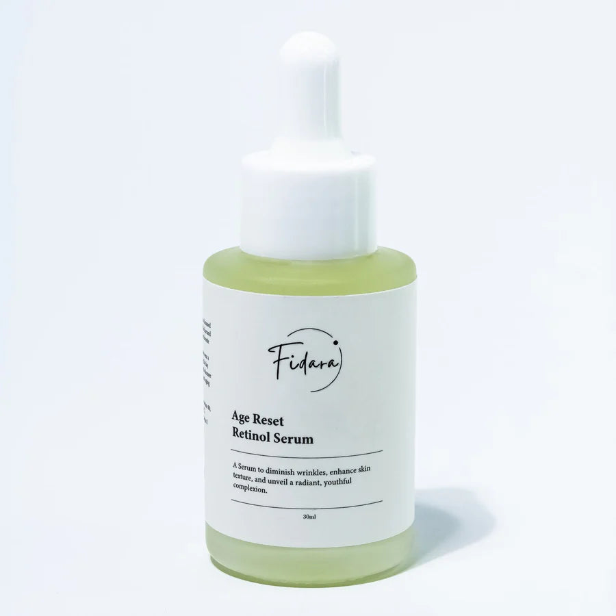 Fidara Beauty Age Reset Retinol Serum 30ml – Anti-Aging, Wrinkle Repair & Skin Renewal Treatment