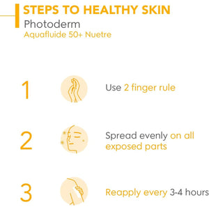 Bioderma, Bioderma Photoderm, Photoderm Aquafluide, Bioderma SPF 50+, Invisible Sunscreen, Oil Free Sunscreen, Face Sunscreen, SPF 50 Plus, UVA UVB Protection, Daily Sunscreen, Sensitive Skin Sunscreen - Makeupstashpk