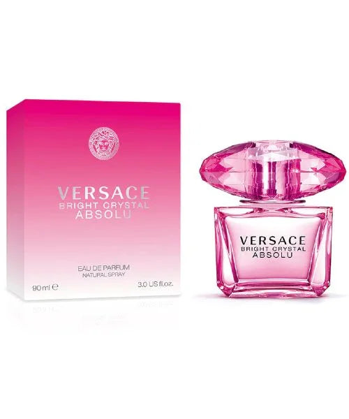 Versace Bright Crystal Absolu Women Eau de Parfum 90ml – Intense Floral Fruity Fragrance