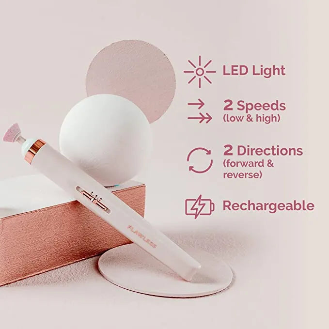 Finish Touch Flawless, Finish Touch Salon Nails Machine, Electric Nail File, Nail Machine, Nail Drill, Nail Buffer, Nail Polisher, Manicure Kit, Pedicure Kit, Professional Nail Care, Acrylic Nail File, Gel Nail File, Nail Grooming Tool, Home Nail Kit - Makeupstashpk