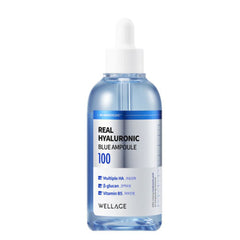 Wellage - Real Hyaluronic Blue Ampoule 100-60ml-Makeup Stash Pakistan