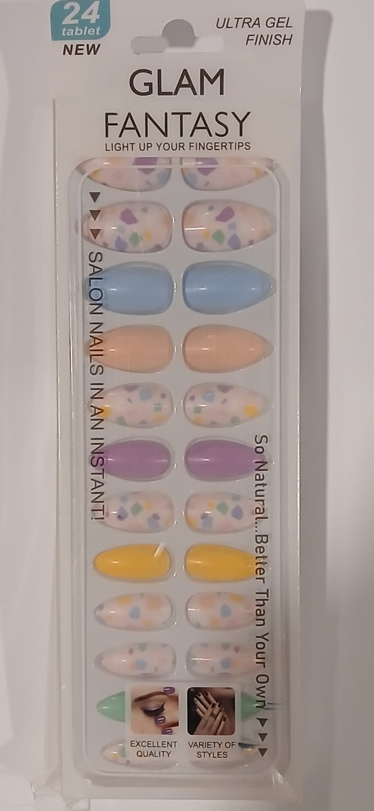 Glam Fantasy Light Up Your Fingertips Nails - Makeup Stash Pakistan