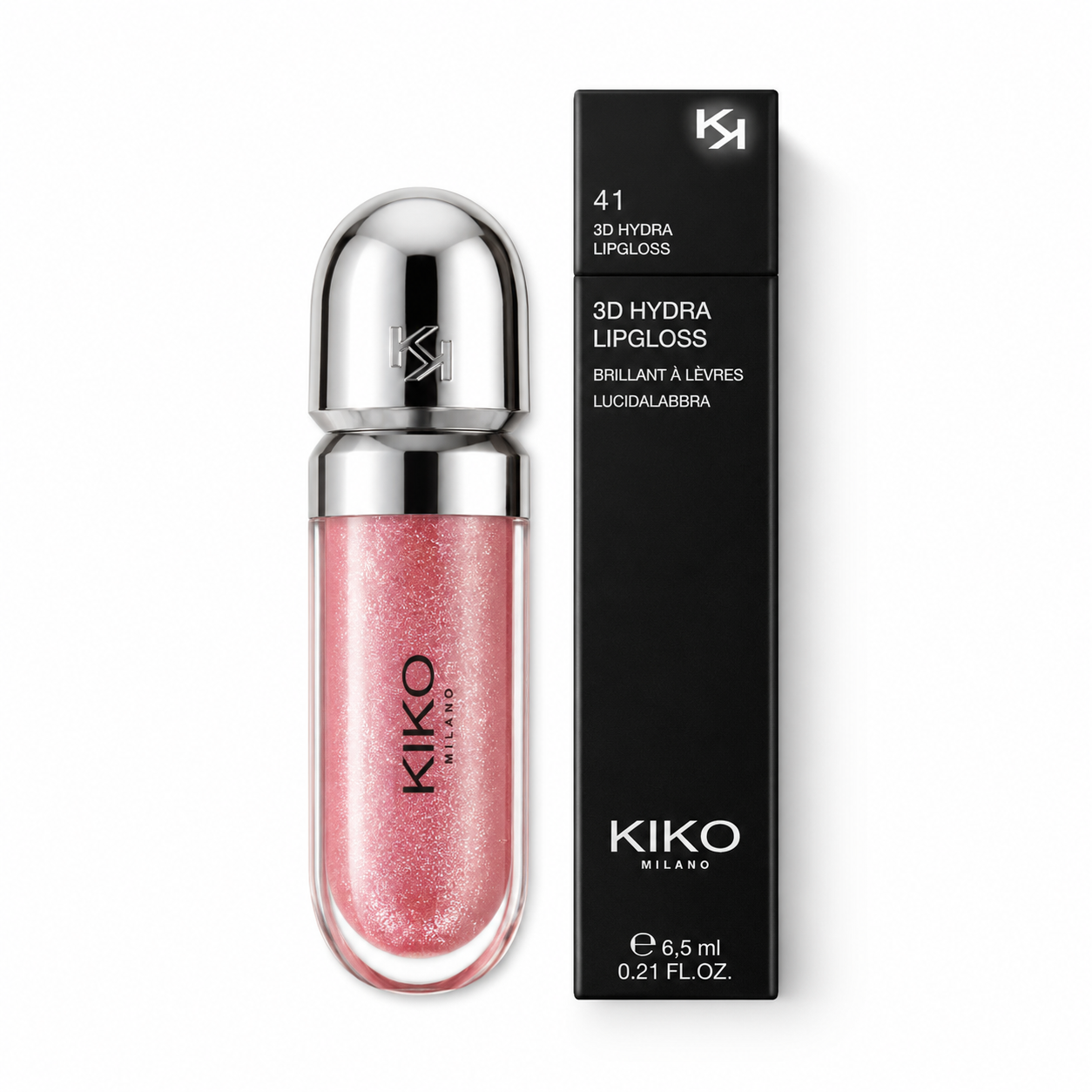 KIKO MILANO 3D Hydra Lipgloss, KIKO Lip Gloss, KIKO Lipgloss 41, Shade 41 Lip Gloss, Hydrating Lip Gloss, High Shine Lip Gloss, Glossy Lip Gloss, Non Sticky Lip Gloss, Luxury Lip Gloss, 6.5ml Lip Gloss, Moisturizing Lip Gloss, Lip Makeup - Makeupstashpk