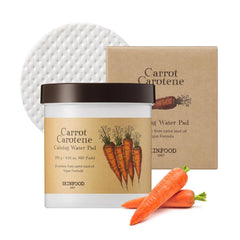SKINFOOD - Carrot Carotene Calming Water Pad - 60 EA - Makeup Stash Pakistan