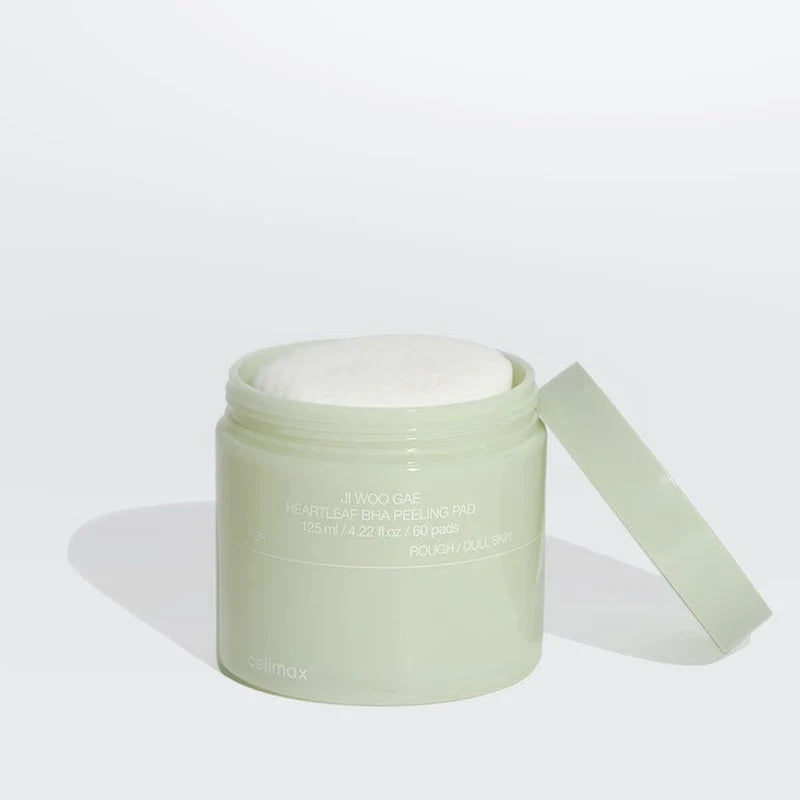 Celimax - Ji Woo Gae Heartleaf BHA Peeling Pad 125ml 60 pcs - Makeup Stash Pakistan