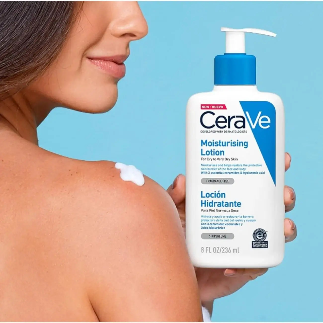 Very Dry Skin Moisturizer, Ceramide Body Lotion, Hyaluronic Acid Lotion, Sensitive Skin Lotion, Face & Body Hydration, Long-Lasting Moisturizer, Eczema-Friendly Lotion, Dermatologist Recommended Skincare- Makeup Stash Pakistan