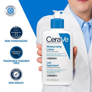 Very Dry Skin Moisturizer, Ceramide Body Lotion, Hyaluronic Acid Lotion, Sensitive Skin Lotion, Face & Body Hydration, Long-Lasting Moisturizer, Eczema-Friendly Lotion, Dermatologist Recommended Skincare- Makeup Stash Pakistan