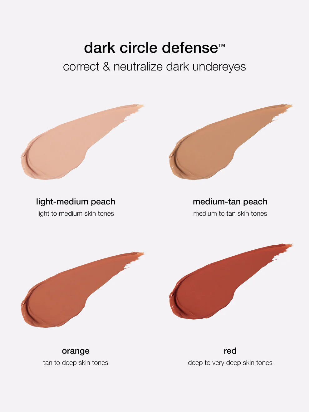 Tarte Dark Circle Defense Under Eye Corrector (light-medium peach)– Brightening Concealer for Dark Circles & Tired Eyes