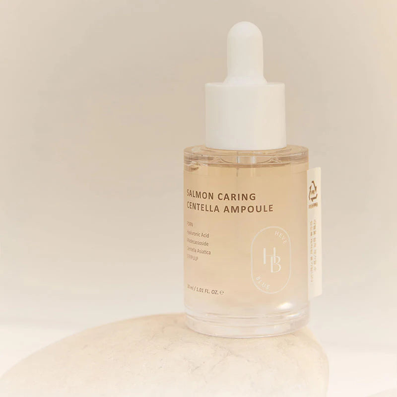 Heveblue - Salmon Caring Centella Ampoule Salmon 30ml - Makeup Stash Pakistan