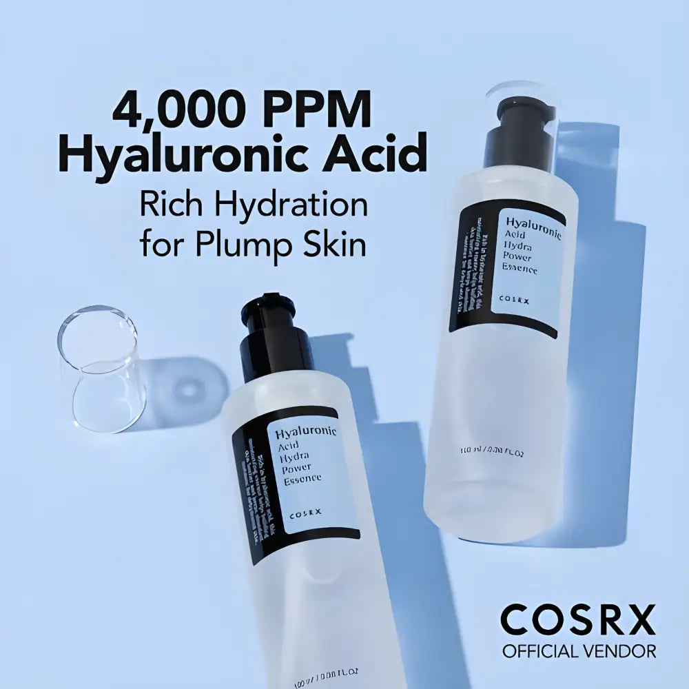 COSRX Hyaluronic Acid Hydra Power Essence 100ML – Deep Hydration Korean Skincare for Dry & Dehydrated Skin