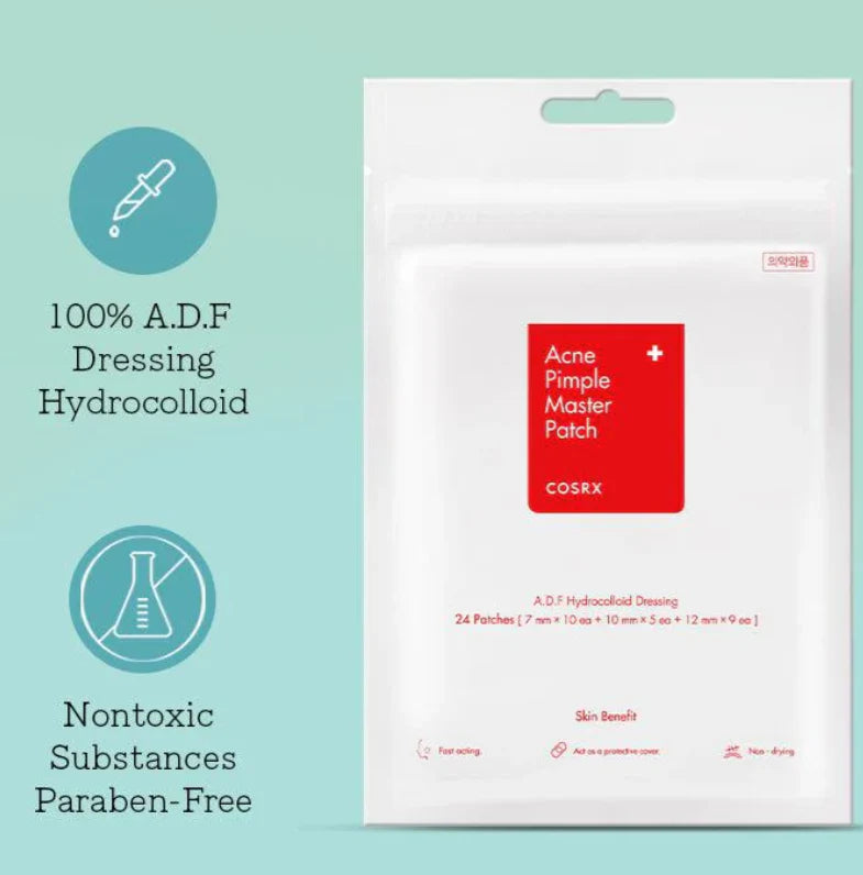 COSRX Acne Pimple Master Patch (24 Patches) – Hydrocolloid Spot Treatment for Fast Acne Healing