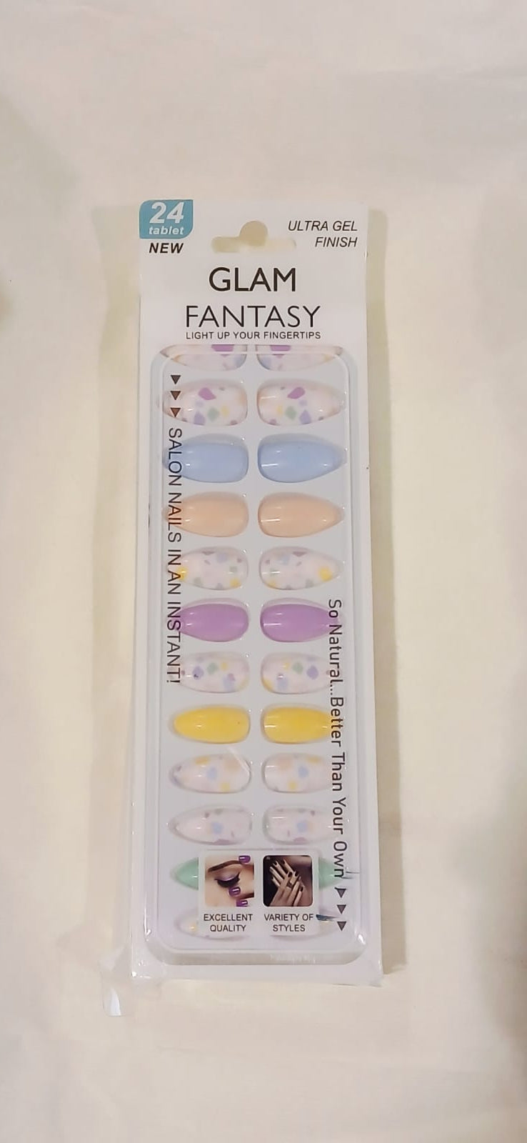 Glam Fantasy Light Up Your Fingertips Nails - Makeup Stash Pakistan