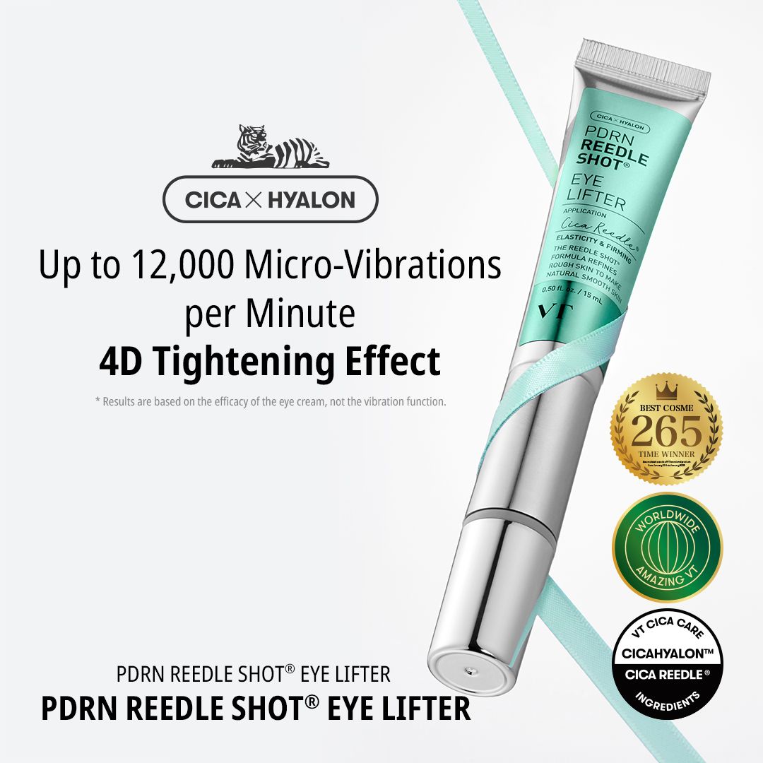 VT Eye Lifter, VT PDRN Eye Serum, Reedle Shot Eye Cream, Korean Eye Care, Firming Eye Serum, Brightening Eye Treatment, Under Eye Repair, Korean Skincare,Makeupstashpk