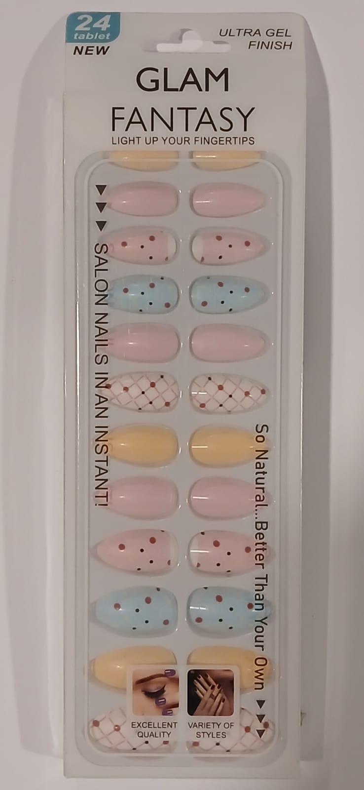 Glam Fantasy Light Up Your Fingertips Nails - Makeup Stash Pakistan