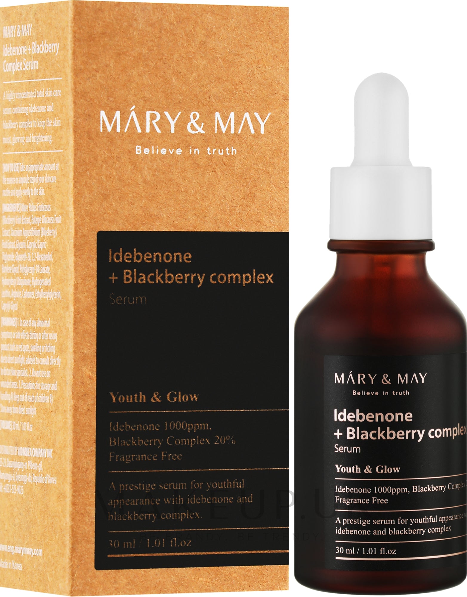 Mary & May - Idebenone + Blackberry Complex Serum - Makeup Stash Pakistan