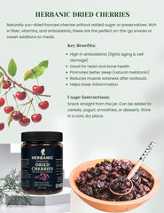 Herbanic Francesi Dried Cherries 250g - Makeup Stash Pakistan