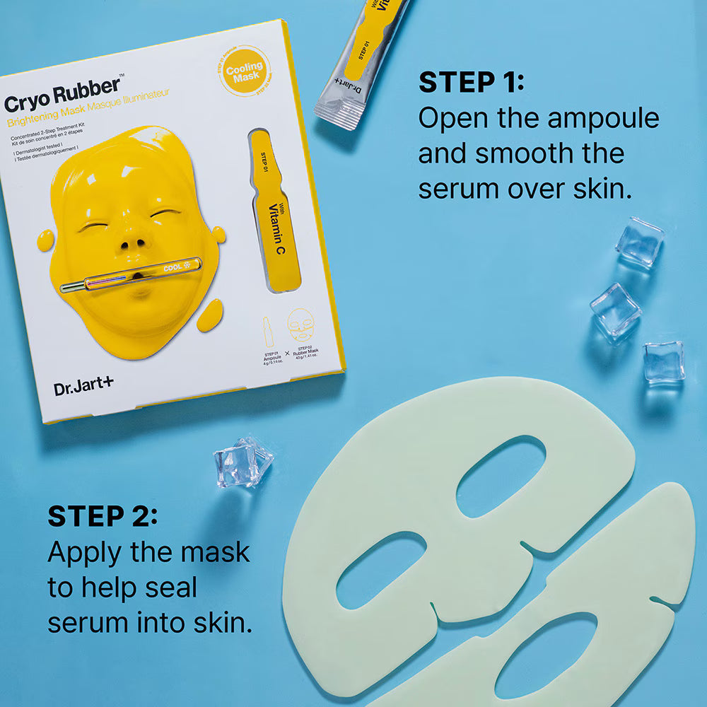 Dr.Jart - Cryo Rubber Mask Sheet Brightening Mask -Makeup Stash Pakistan