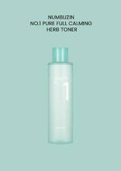 NUMBUZIN No.1 Pure-full Calming Herb Toner 300ml Makeup Stash Pakistan